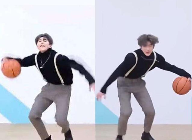 蔡徐坤打篮球