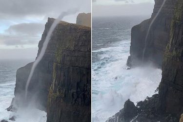 丹麦反重力瀑布 逆流而上直冲470米悬崖绝壁 - 壹悠家