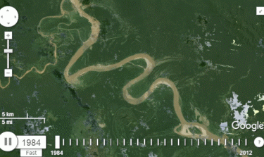 借助谷歌卫星地图观察世界30年来的巨大变迁 - 壹悠家