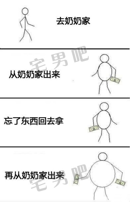 搞笑图片 你妈觉得你冷 你乃乃觉得你饿 