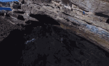 高空跳水 极限运动 作死 