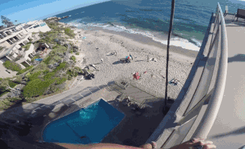 高空跳水 极限运动 作死 