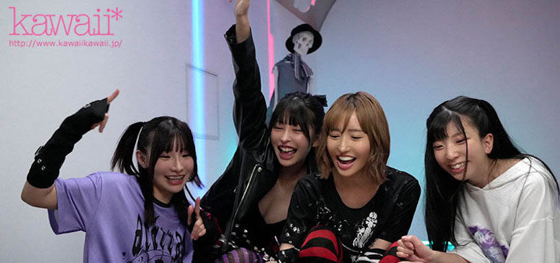 图片[2] - 「4位迷你裙长腿辣妹」最新共演作品CAWD-618封面及内容欣赏 - 壹悠家